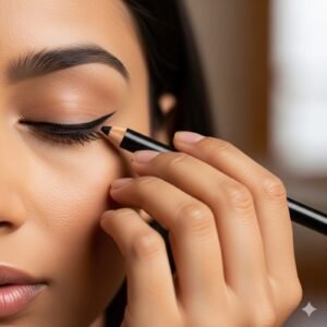 Home professional makeup kit – eyeshadow palette, eyeliner, lipstick set